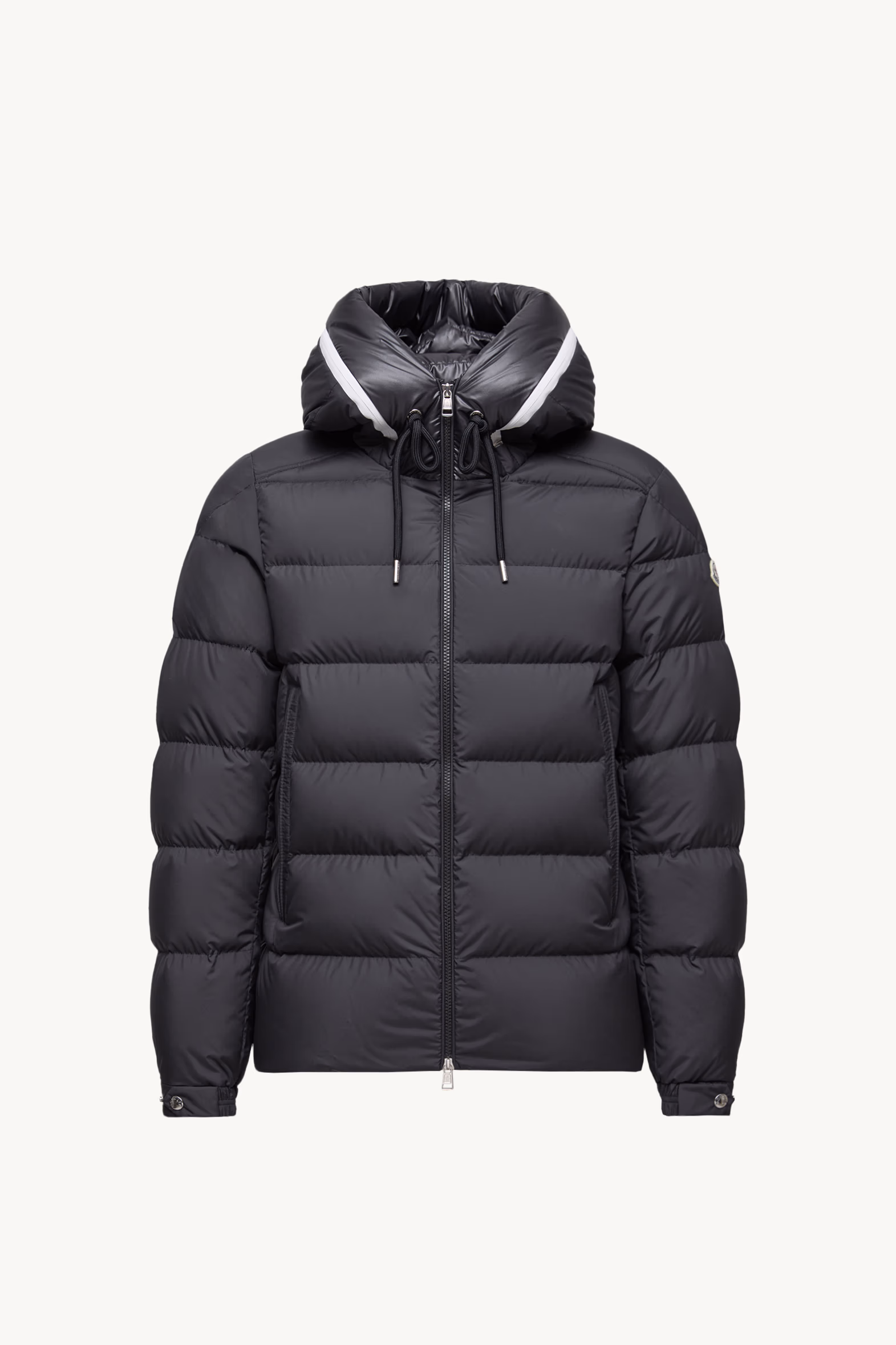 Cardere Hooded Short Down Jacket Men Black Moncler 2